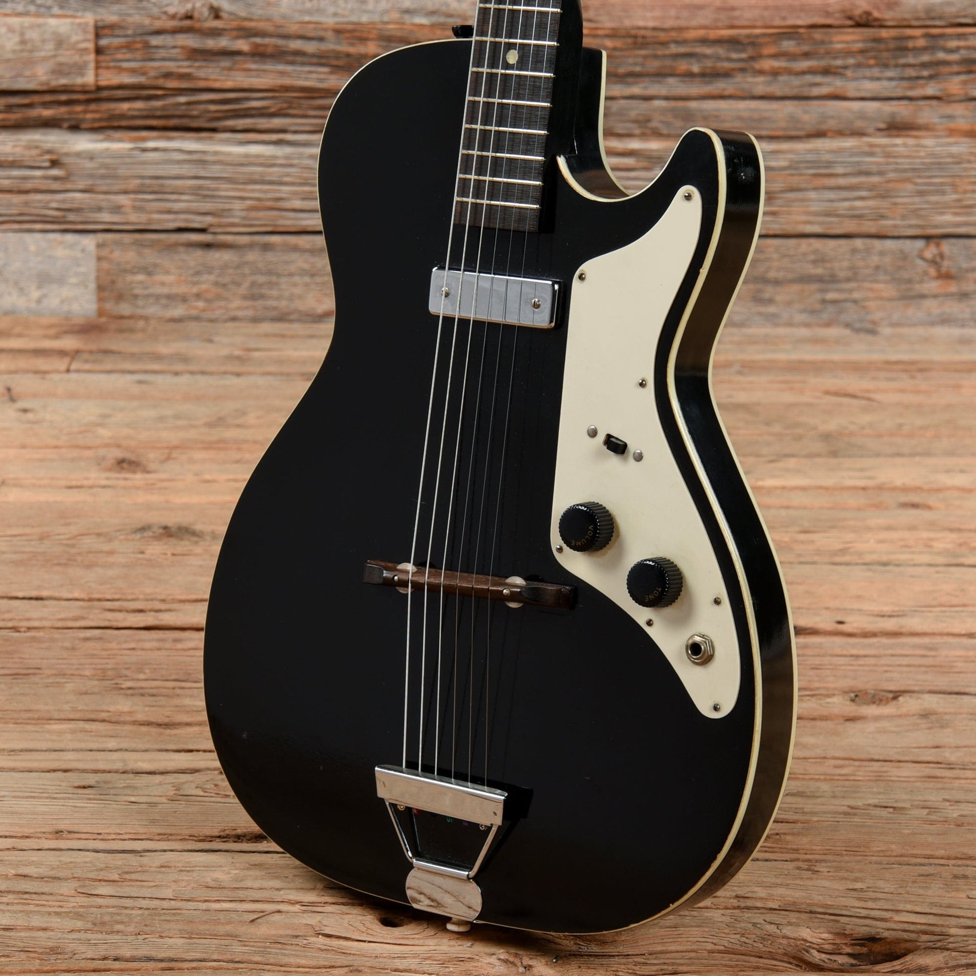 Alden Stratotone H45 Black 1963 Electric Guitars / Solid Body