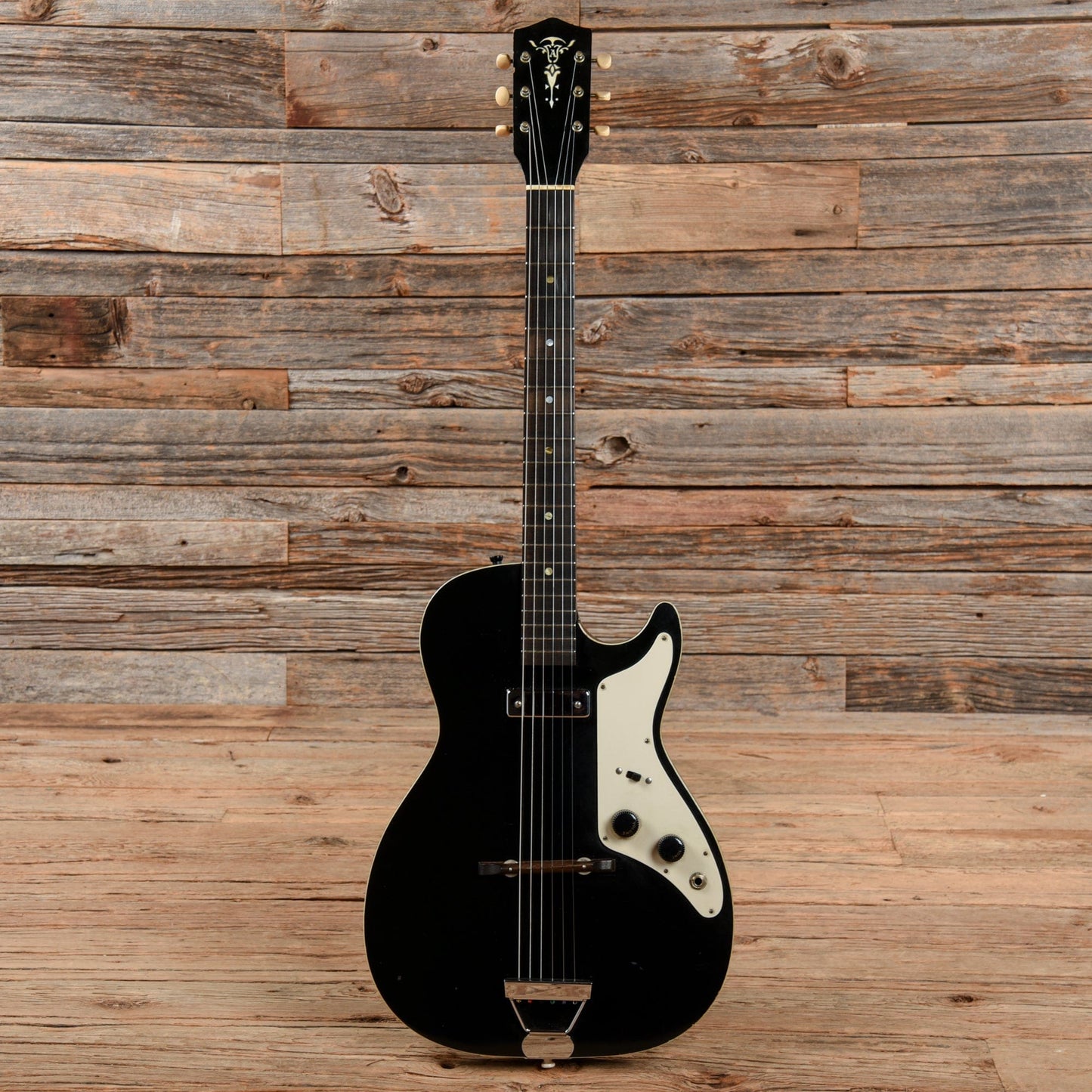 Alden Stratotone H45 Black 1963 Electric Guitars / Solid Body