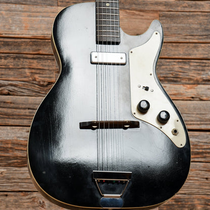 Alden Stratotone H45 Black 1963 Electric Guitars / Solid Body