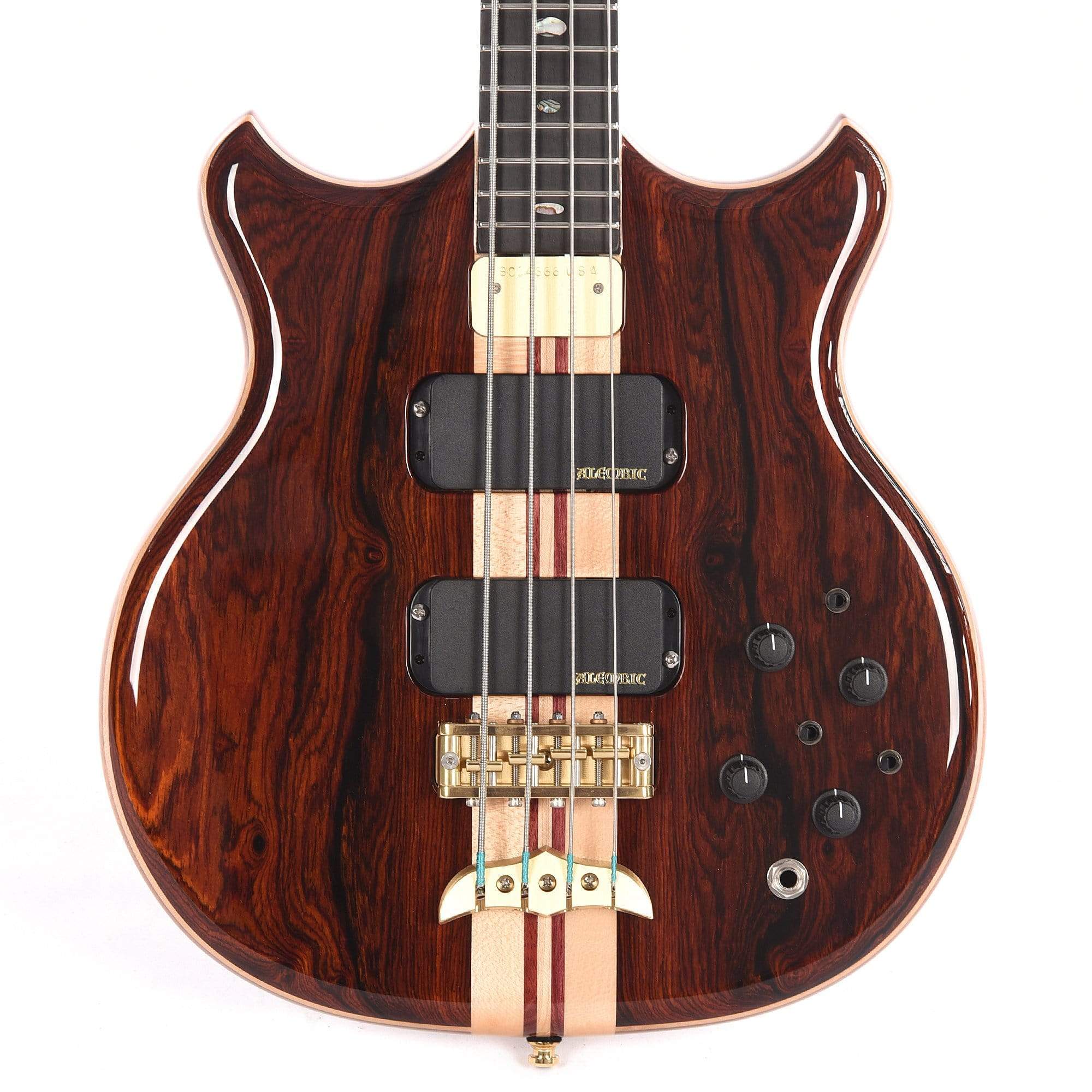 Alembic Clarke Deluxe Cocobolo Top/Back Ebony Fingerboard Bass Guitars / 4-String