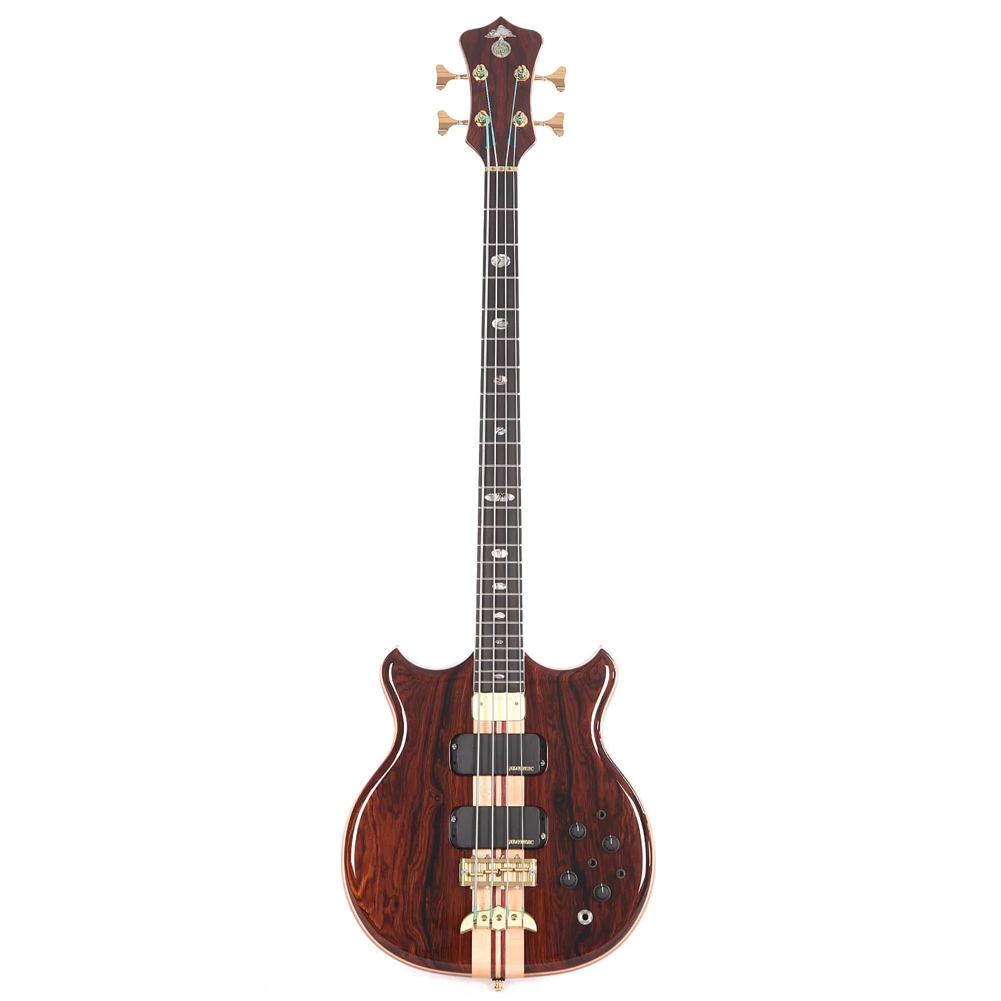 Alembic Clarke Deluxe Cocobolo Top/Back Ebony Fingerboard Bass Guitars / 4-String