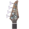 Alembic Essence 4-String Long-Scale Buckeye Top w/Blue Side LEDs, Chrome Plating, & Mahogany Backplates Bass Guitars / 4-String