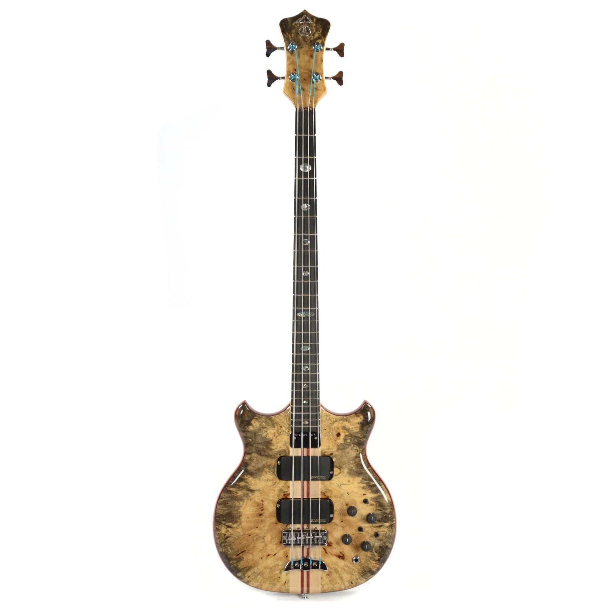 Alembic Stanley Clarke Deluxe Buckeye Burl Top/Back w/Hardshell Case Bass Guitars / 4-String