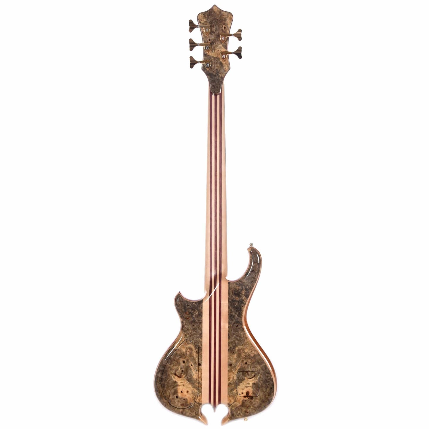 Alembic Mark King Deluxe 5 Buckeye Burl Top/Back Ebony Fingerboard Bass Guitars / 5-String or More