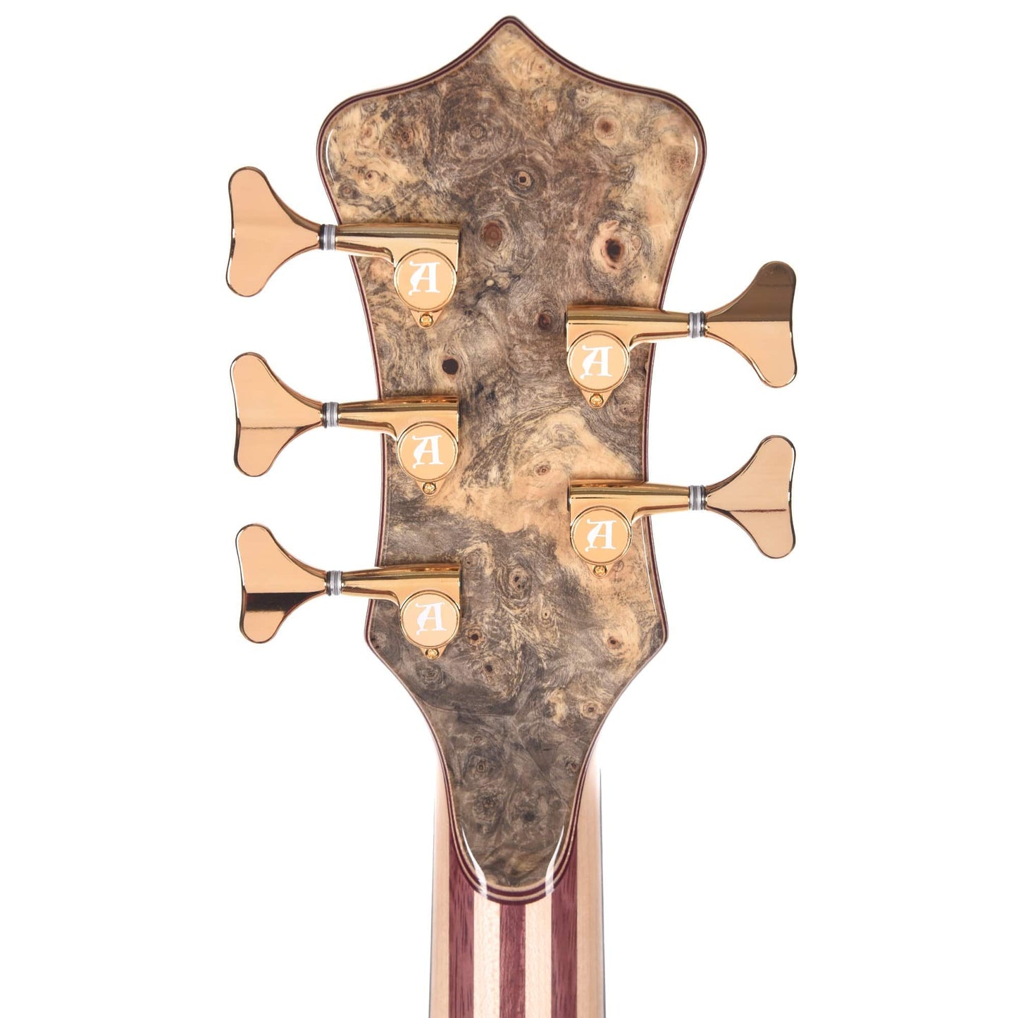 Alembic Mark King Deluxe 5 Buckeye Burl Top/Back Ebony Fingerboard Bass Guitars / 5-String or More