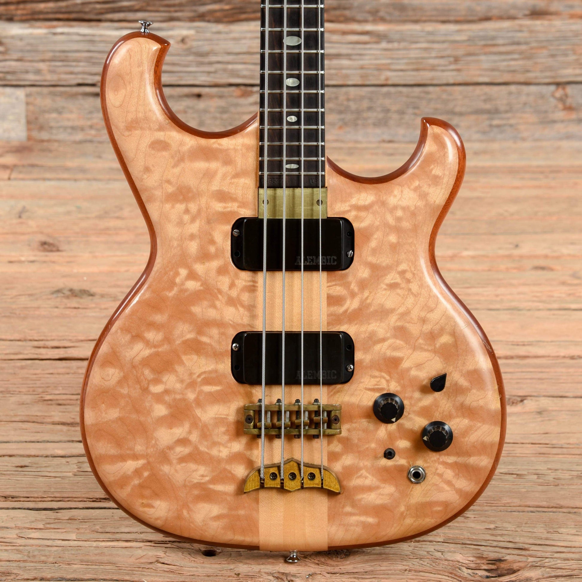 Alembic Spoiler Natural Maple 1984 Bass Guitars / Short Scale