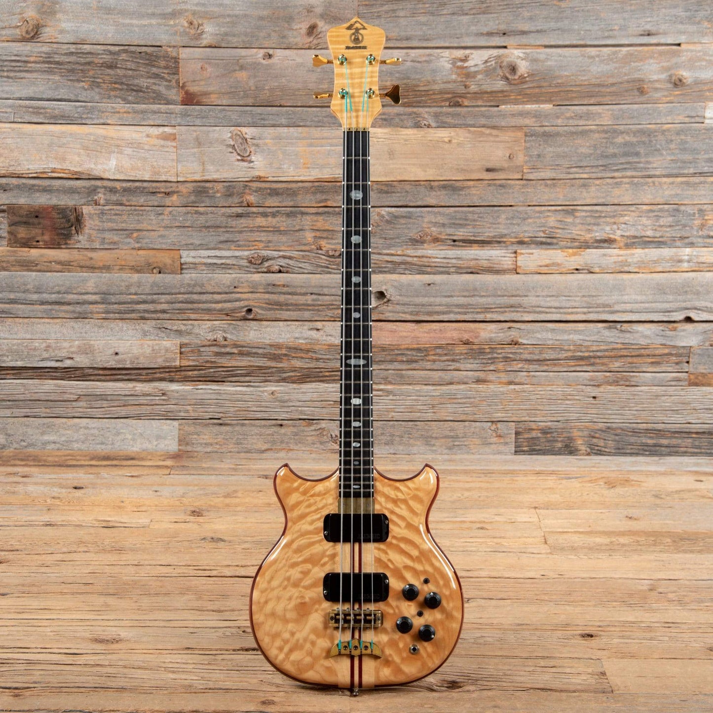 Alembic Stanley Clarke Deluxe Short Scale Natural 1988 Bass Guitars / Short Scale