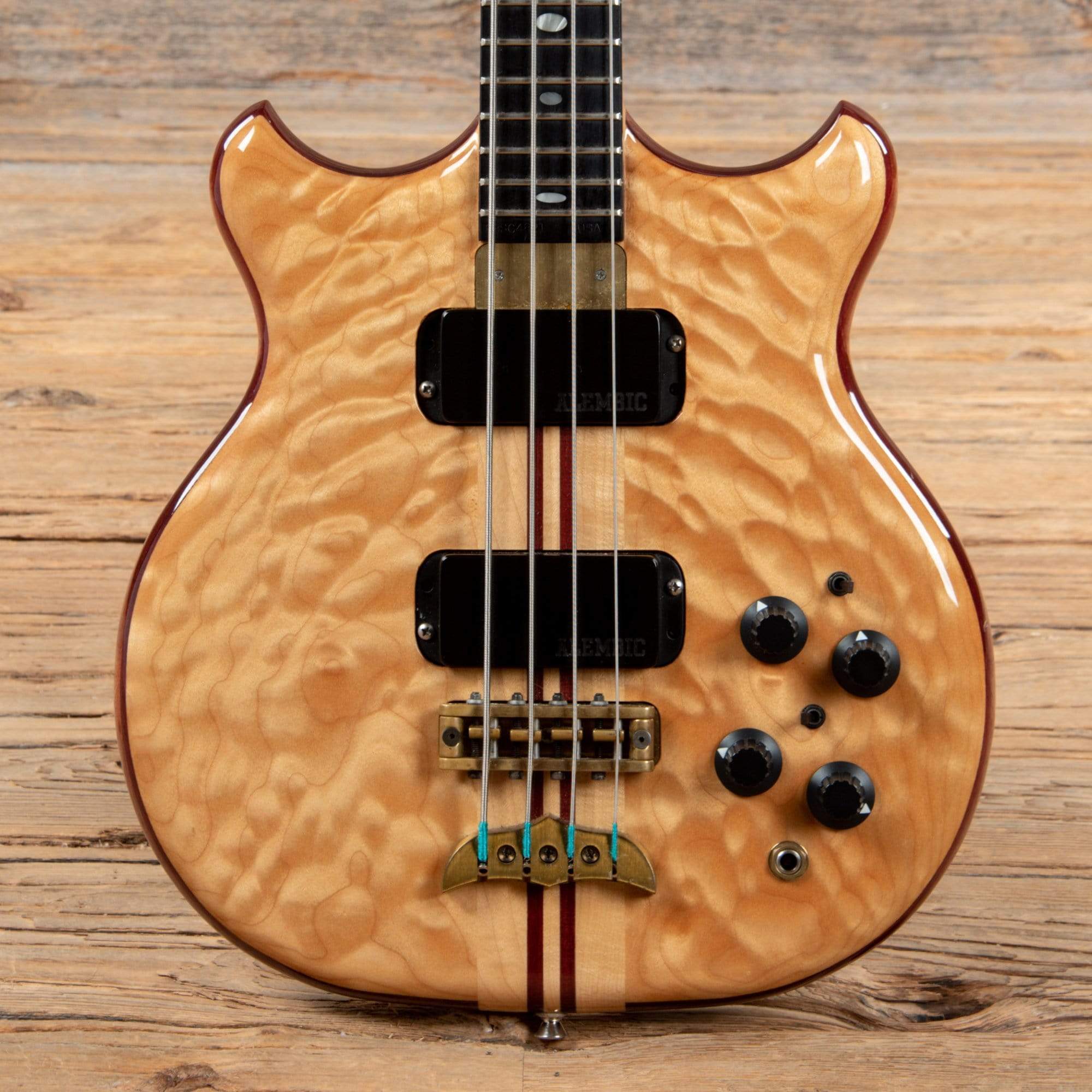 Alembic Stanley Clarke Deluxe Short Scale Natural 1988 Bass Guitars / Short Scale