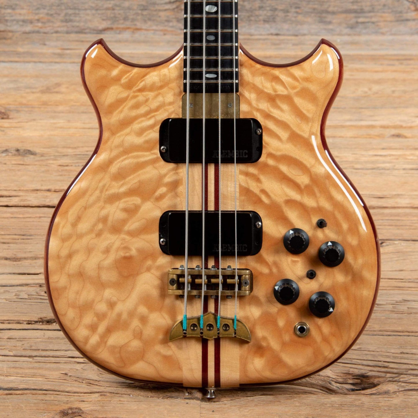 Alembic Stanley Clarke Deluxe Short Scale Natural 1988 Bass Guitars / Short Scale