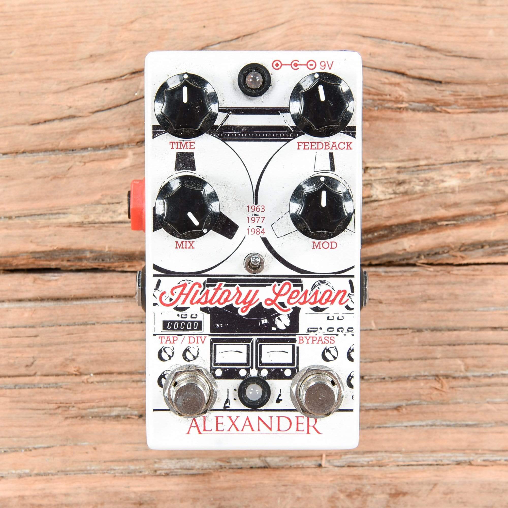 Alexander Pedals History Lesson Tap Tempo Delay V1 Effects and Pedals / Delay