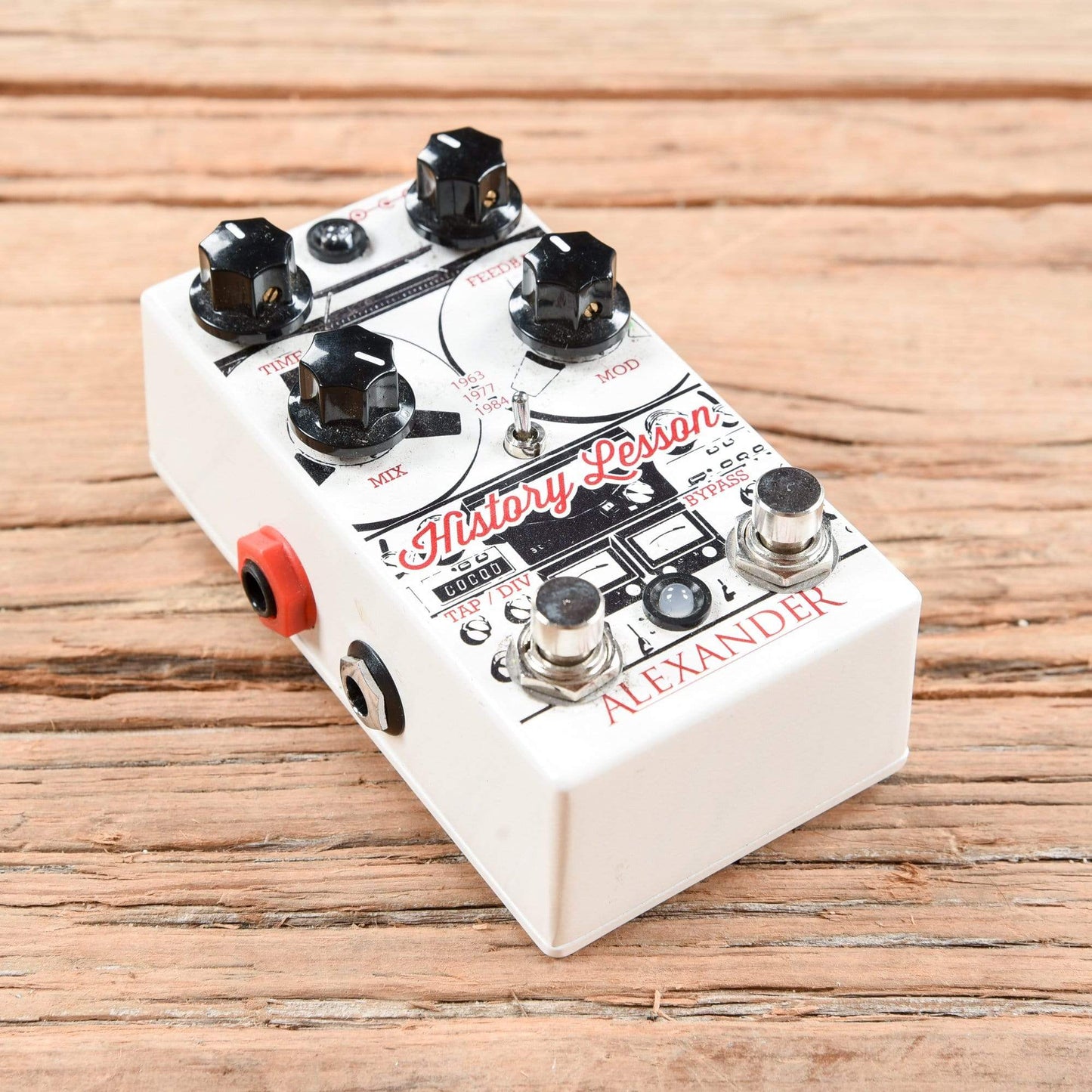 Alexander Pedals History Lesson Tap Tempo Delay V1 Effects and Pedals / Delay
