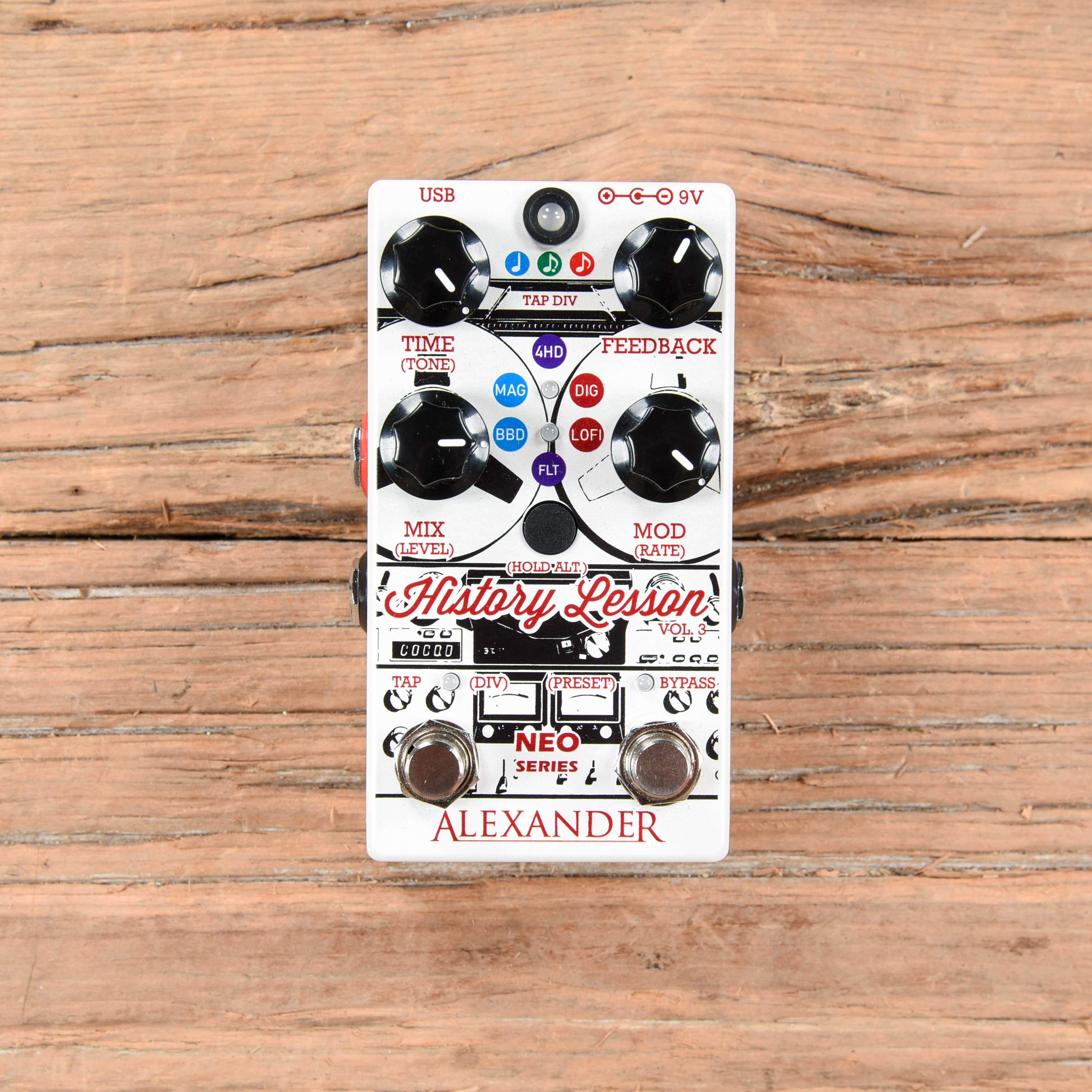 Alexander Pedals NEO Series History Lesson V3 Delay Effects and Pedals / Delay