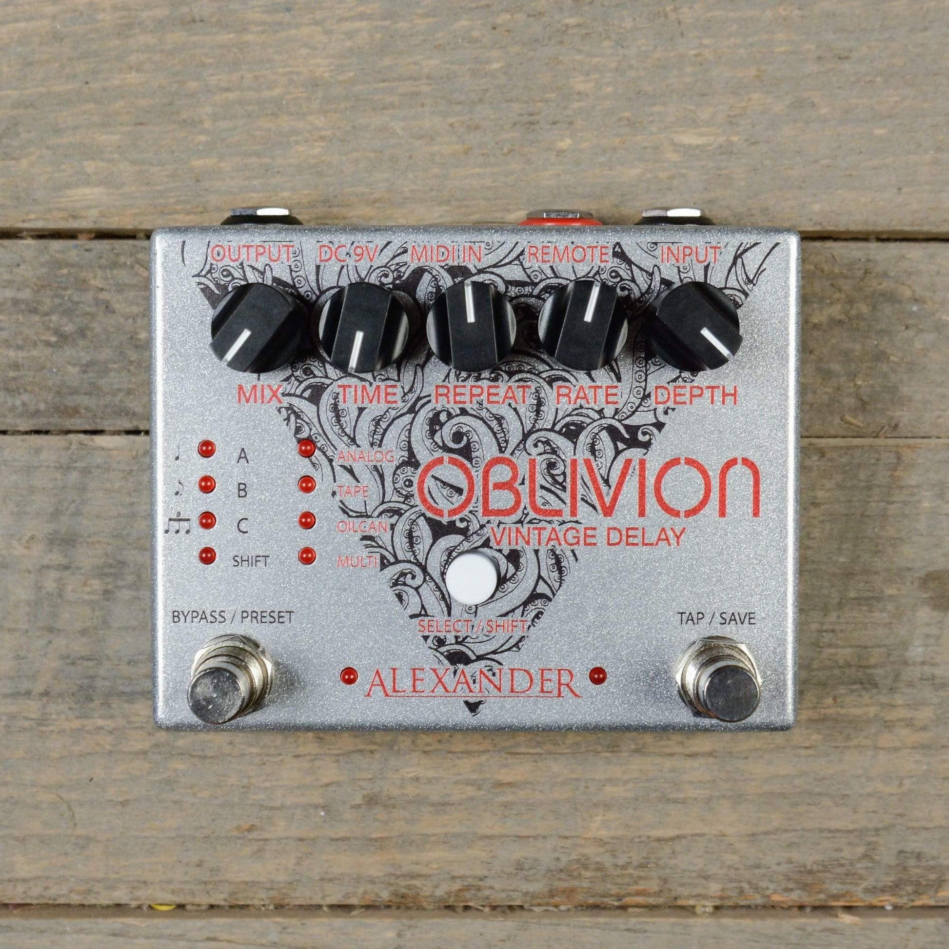 Alexander Pedals Oblivion Vintage Delay Effects and Pedals / Delay