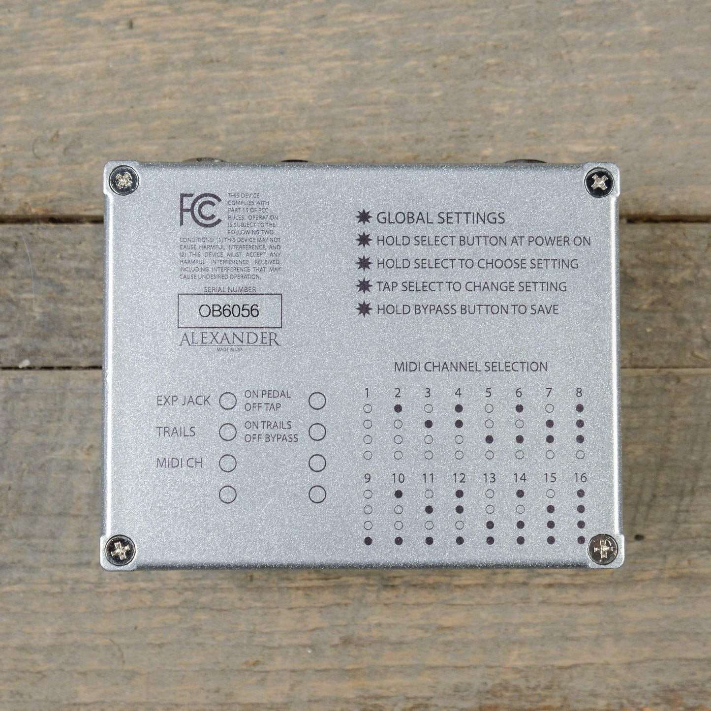 Alexander Pedals Oblivion Vintage Delay Effects and Pedals / Delay