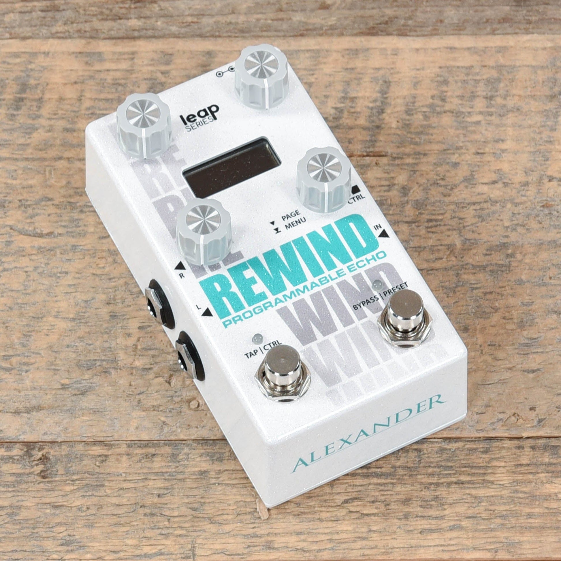 alexander rewind pedal Alexander Pedals Rewind Programmable Echo Pedal