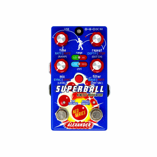 Alexander Pedals Superball Pitch Shifting Delay/Filter Effects and Pedals / Delay