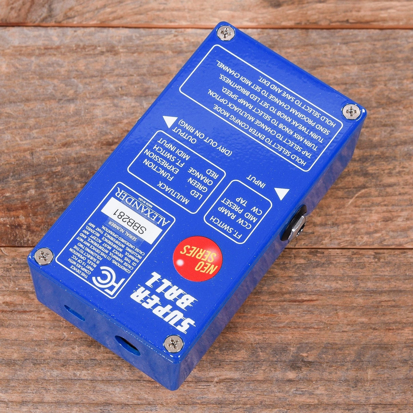 Alexander Pedals Superball Pitch Shifting Delay/Filter Effects and Pedals / Delay