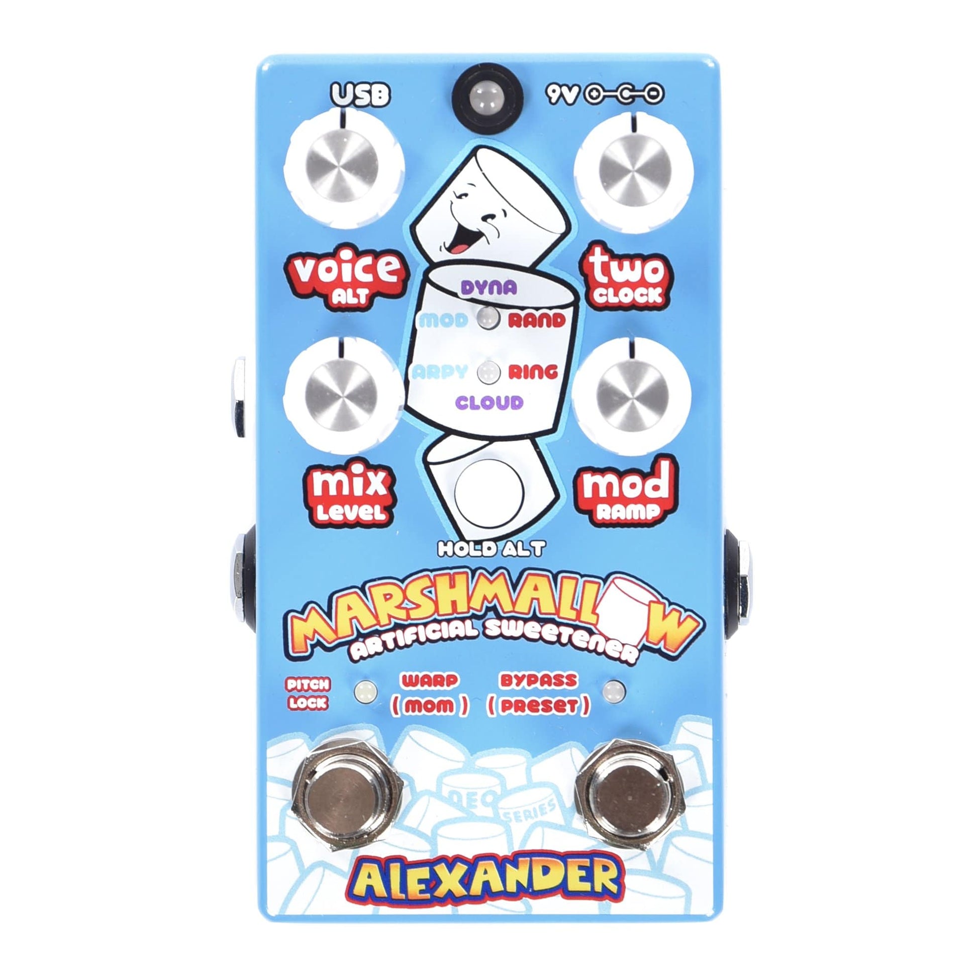 best pitch shift pedals Alexander Pedals Marshmallow Artificial Sweetener Pitch Shifter – Chicago Music Exchange