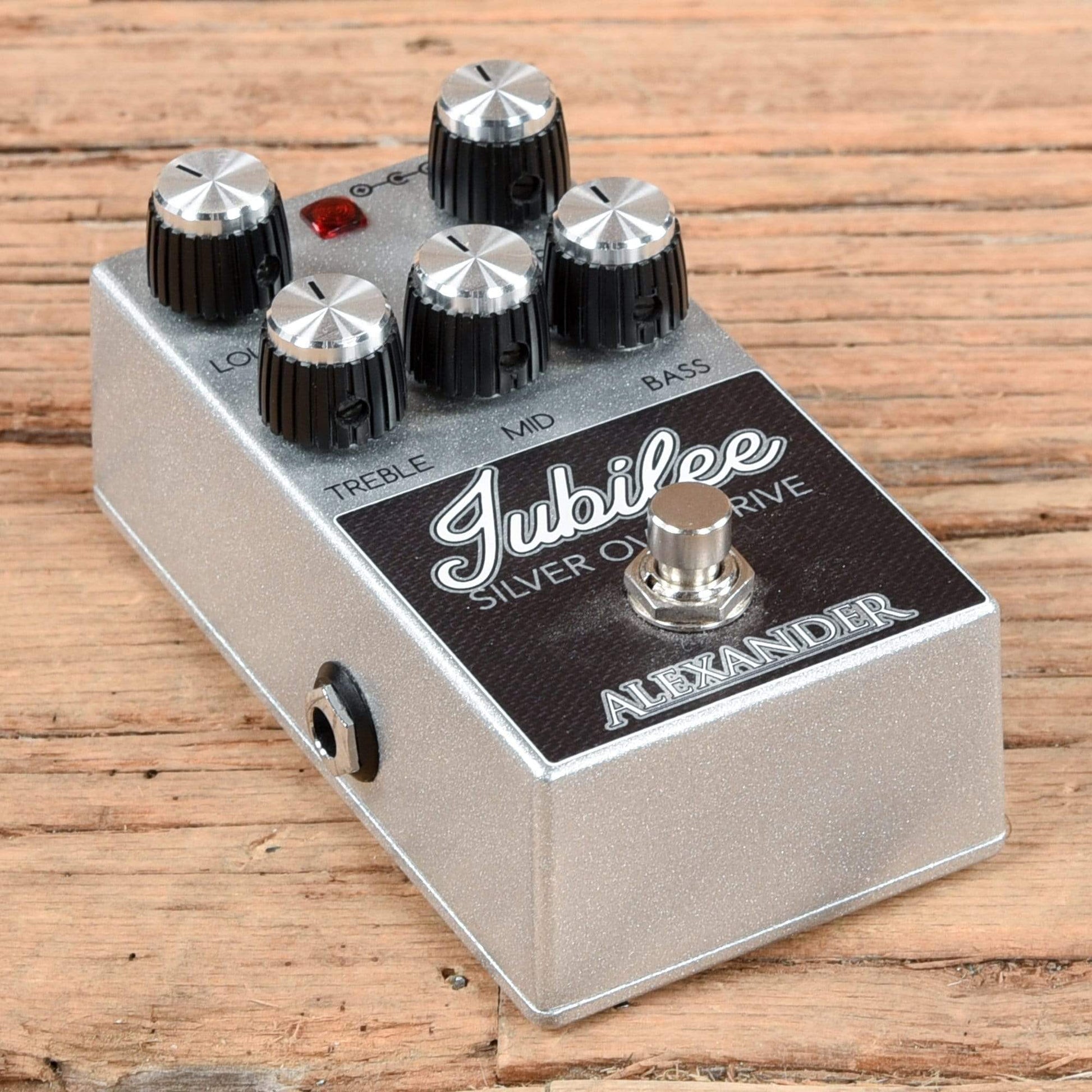 silver jubilee pedal Alexander Pedals Jubilee Silver Overdrive Pedal – Chicago Music Exchange