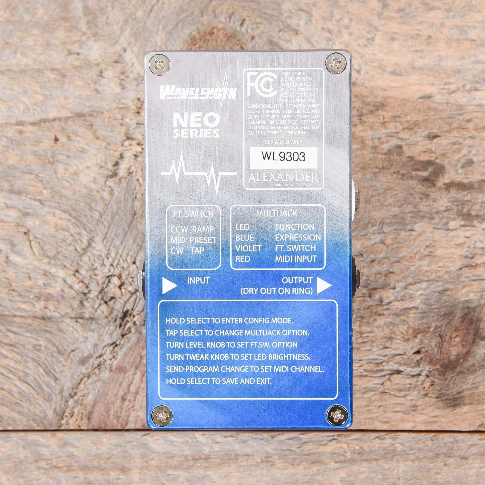 Alexander Pedals Wavelength Effects and Pedals / Phase Shifters