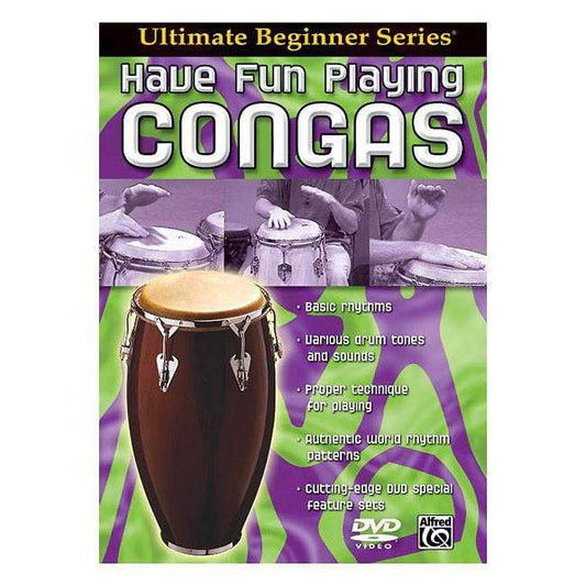 Ultimate Beginner Series: Have Fun Playing Hand Drums - Congas DVD Accessories / Books and DVDs