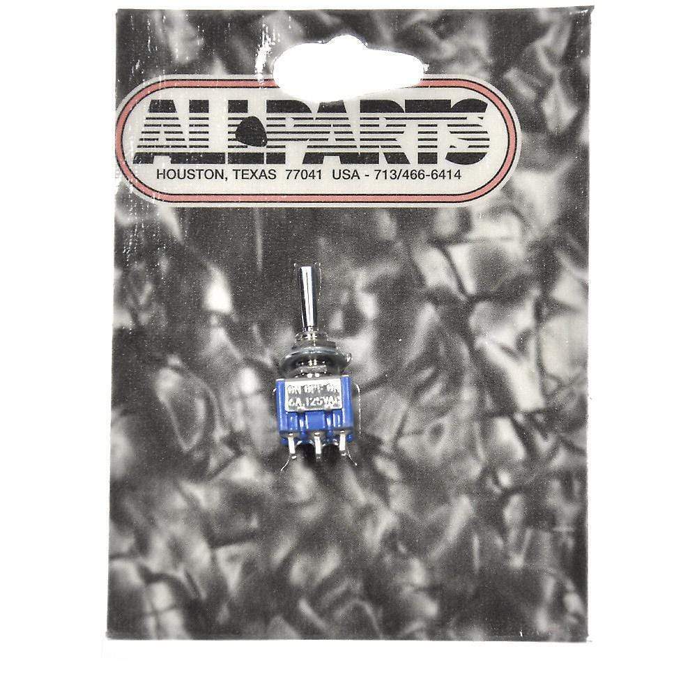 Allparts On Off On Mini DPDT Switch - Chrome Parts