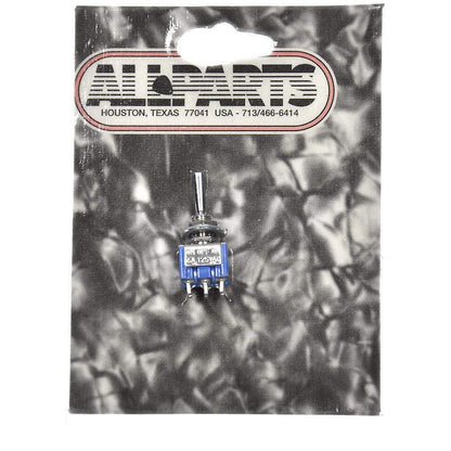 Allparts On Off On Mini DPDT Switch - Chrome Parts