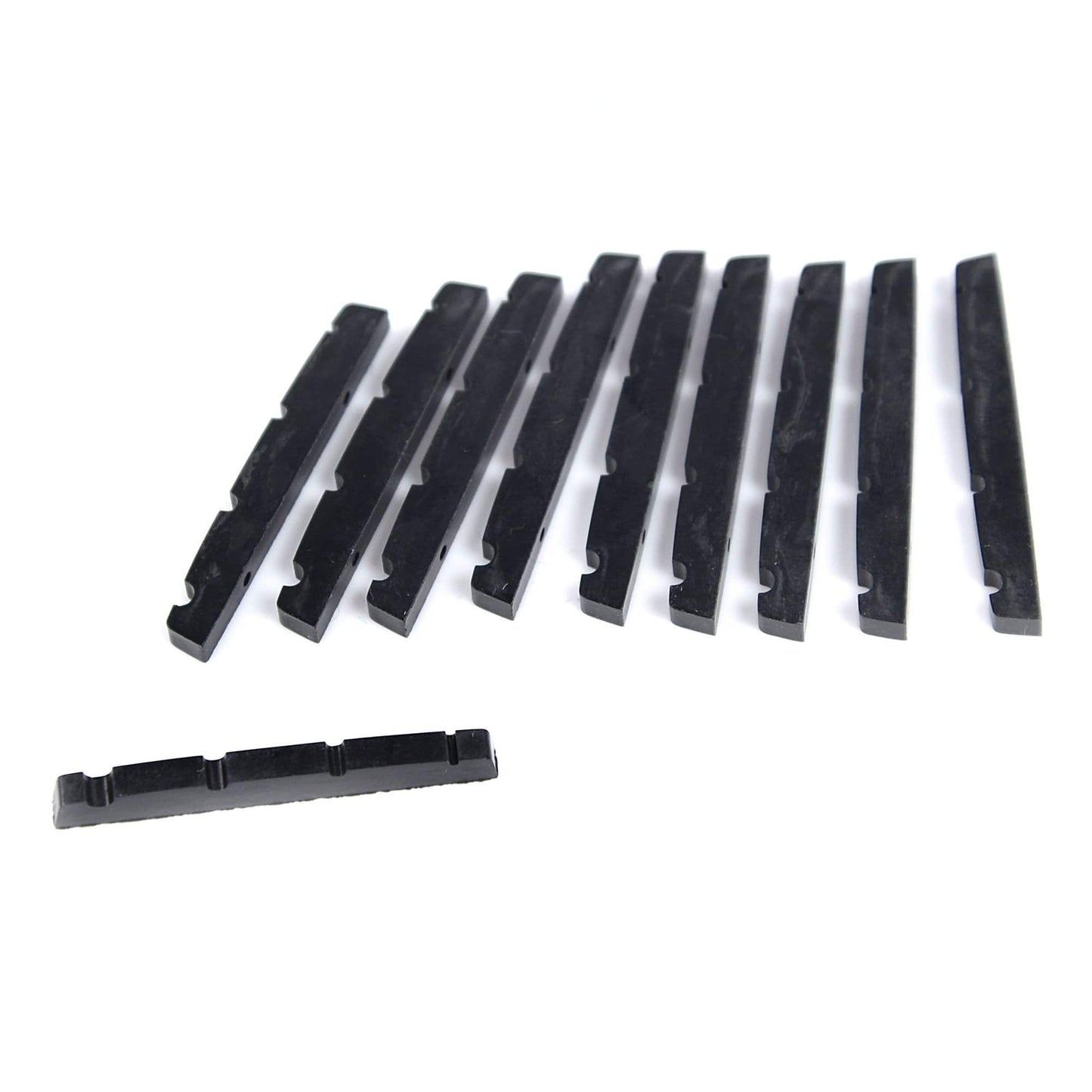 Allparts Plastic Bass Nuts Black (10) Parts / Bass Guitar Parts