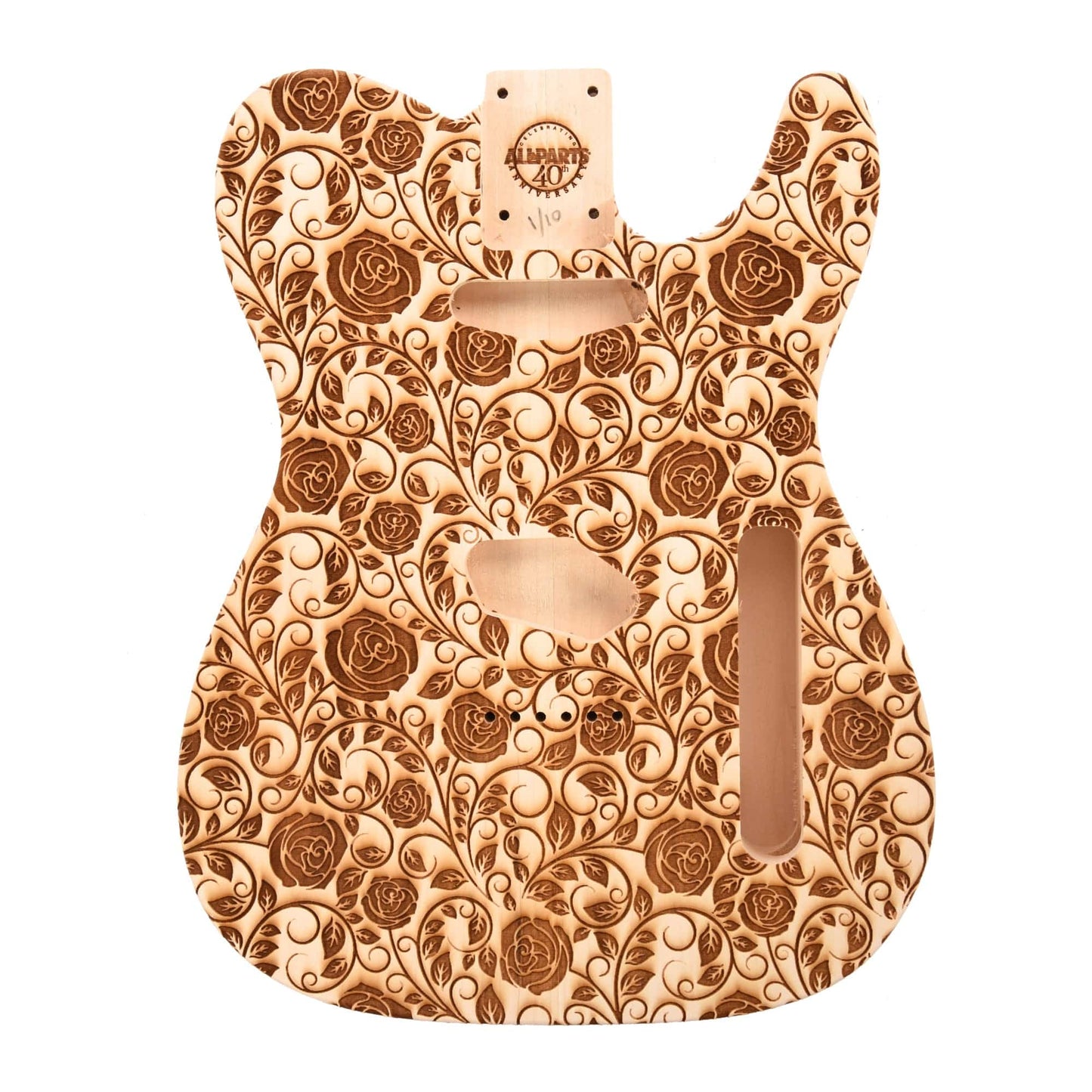 Allparts 40th Anniversary Limited Edition “Yellow Rose of Texas” Replacement Body for Tele Parts / Guitar Bodies