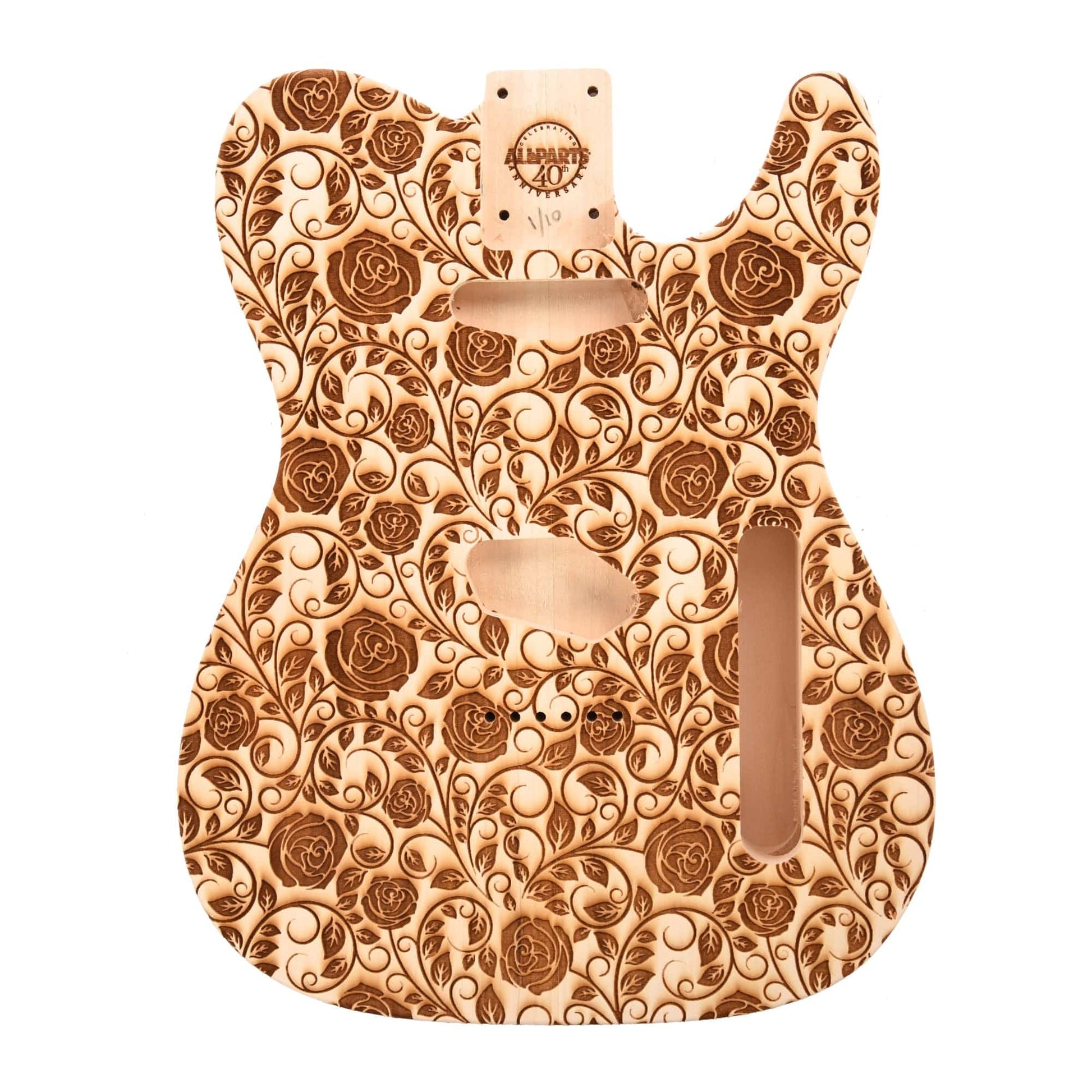 Allparts 40th Anniversary Limited Edition “Yellow Rose of Texas” Replacement Body for Tele Parts / Guitar Bodies