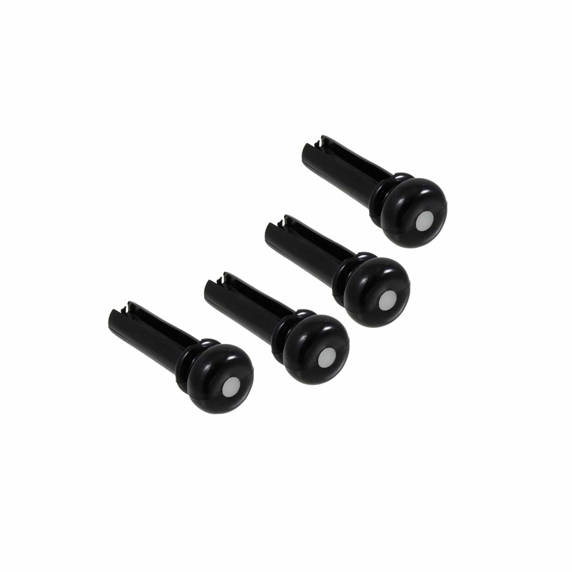 AllPart Slotted Acoustic Bass Bridge Pins Black Parts / Guitar Parts / Bridges
