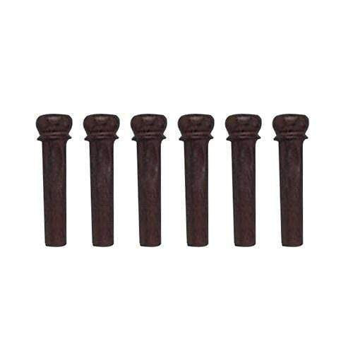Allparts Bridge End Pins Rosewood w/Pearloid Dot Parts / Guitar Parts / Bridges