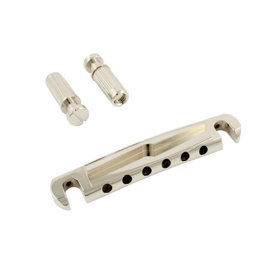 Allparts Featherweight Comp Stop TP - Nickel Parts / Guitar Parts / Bridges