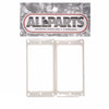 Allparts Humbucker Pickup Rings Flat Slanted - White Parts / Guitar Pickups