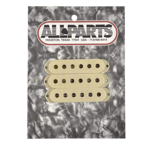 Allparts Pickup Covers for Stratocaster - Vintage Cream Parts / Guitar Pickups