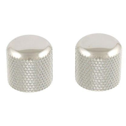 Allparts Dome Knobs Push-On (2) Chrome Parts / Knobs