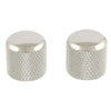 Allparts Dome Knobs Push-On (2) Chrome Parts / Knobs