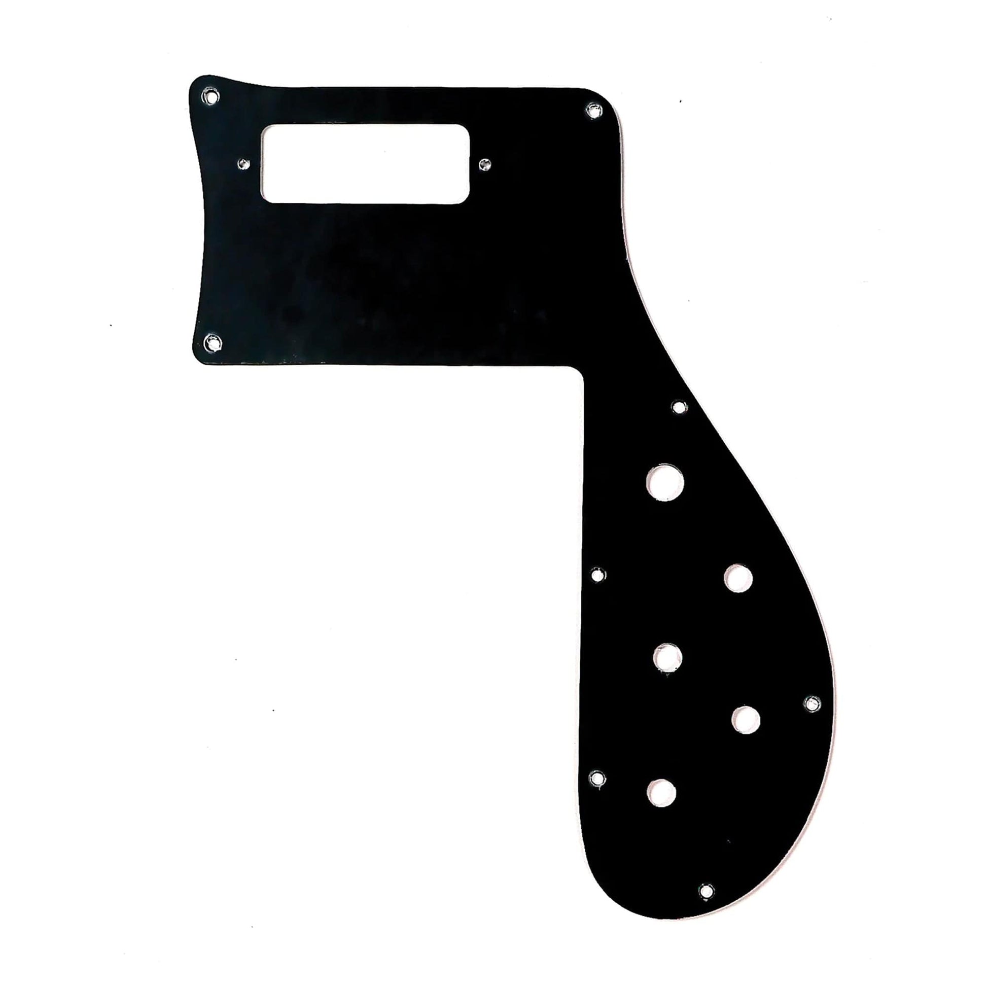 Allparts Pickguard for Rickenbacker Bass 4001 1973 or Earlier 1-Piece 1-Ply Black Parts / Pickguards