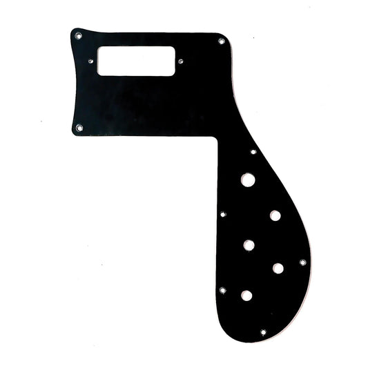 Allparts Pickguard for Rickenbacker Bass 4001 1973 or Earlier 1-Piece 1-Ply Black Parts / Pickguards