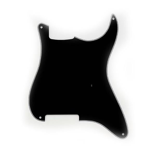 Allparts Stratocaster Pickguard 3-Ply Black (Outline Only w/o Holes) Parts / Pickguards