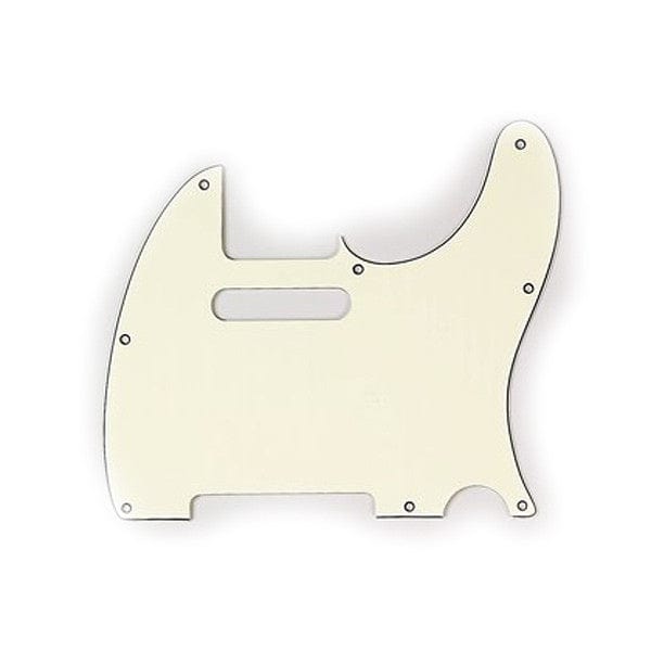 Allparts Telecaster Pickguard 3-Ply Vintage Cream Parts / Pickguards
