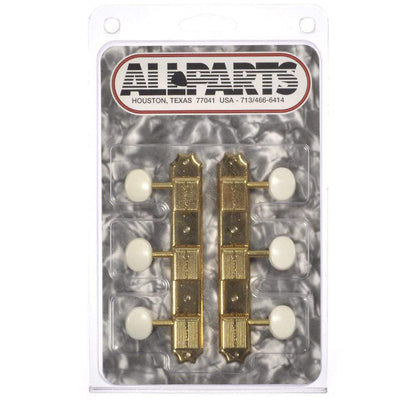 Allparts Deluxe 3x3 Tuners - Gold Parts / Tuning Heads
