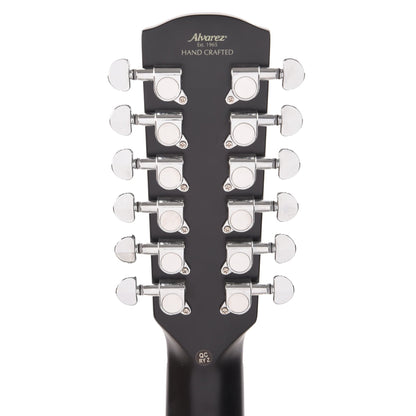 Alvarez AD6012CEBK Artist Series Acoustic Guitar 12-String Black Gloss Acoustic Guitars / 12-String