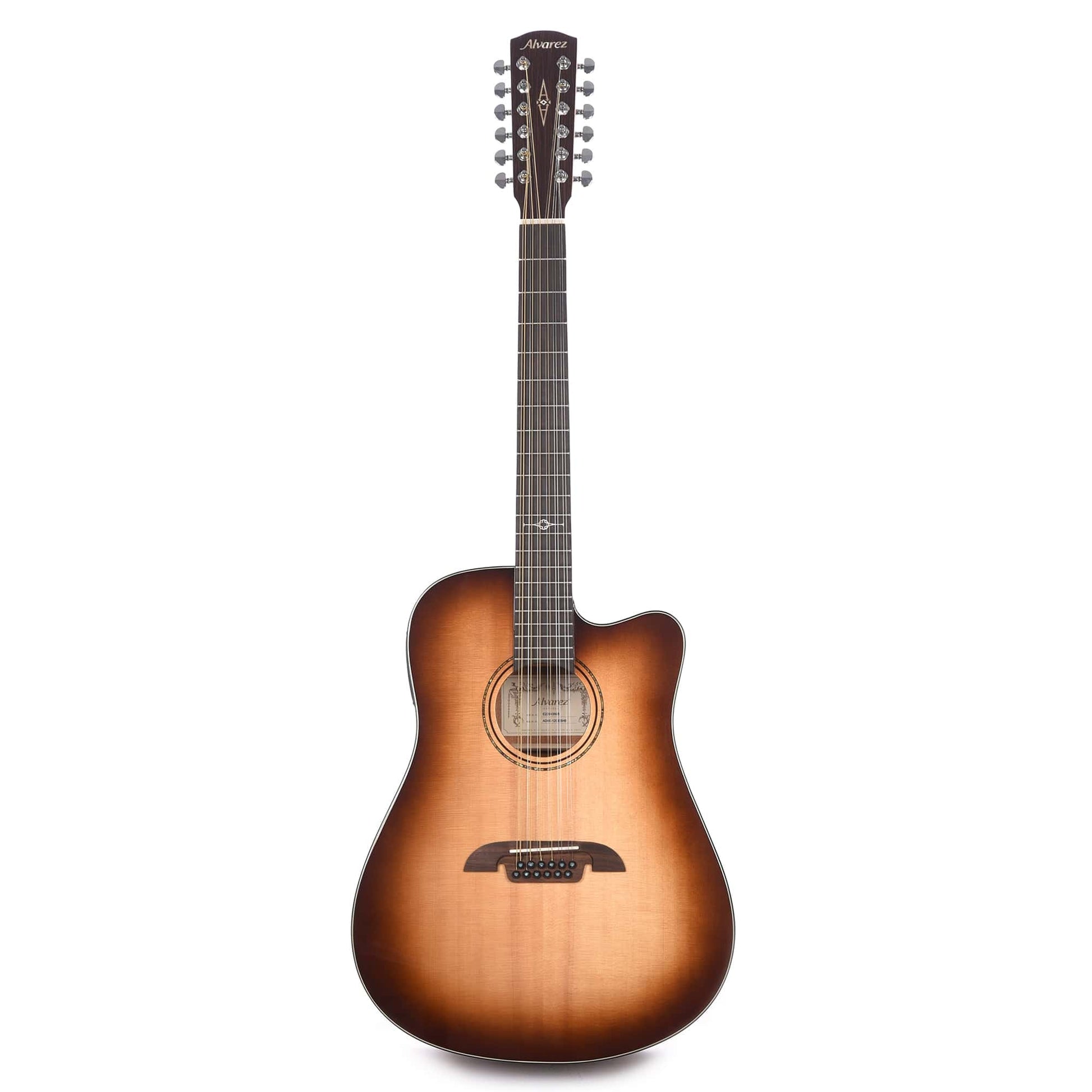 Alvarez AD6012CESHB Artist Series Acoustic Guitar 12-String Shadowburst Gloss Acoustic Guitars / 12-String