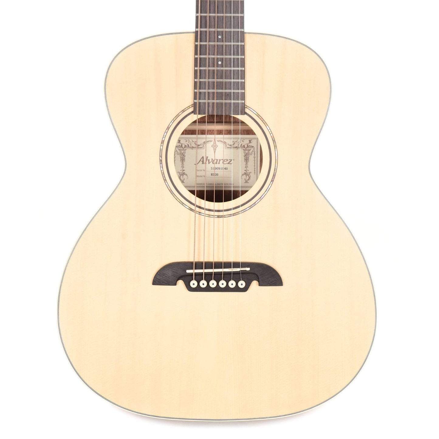 Alvarez Regent RS26 Short Scale Acoustic Guitar Natural Satin Acoustic Guitars / Concert