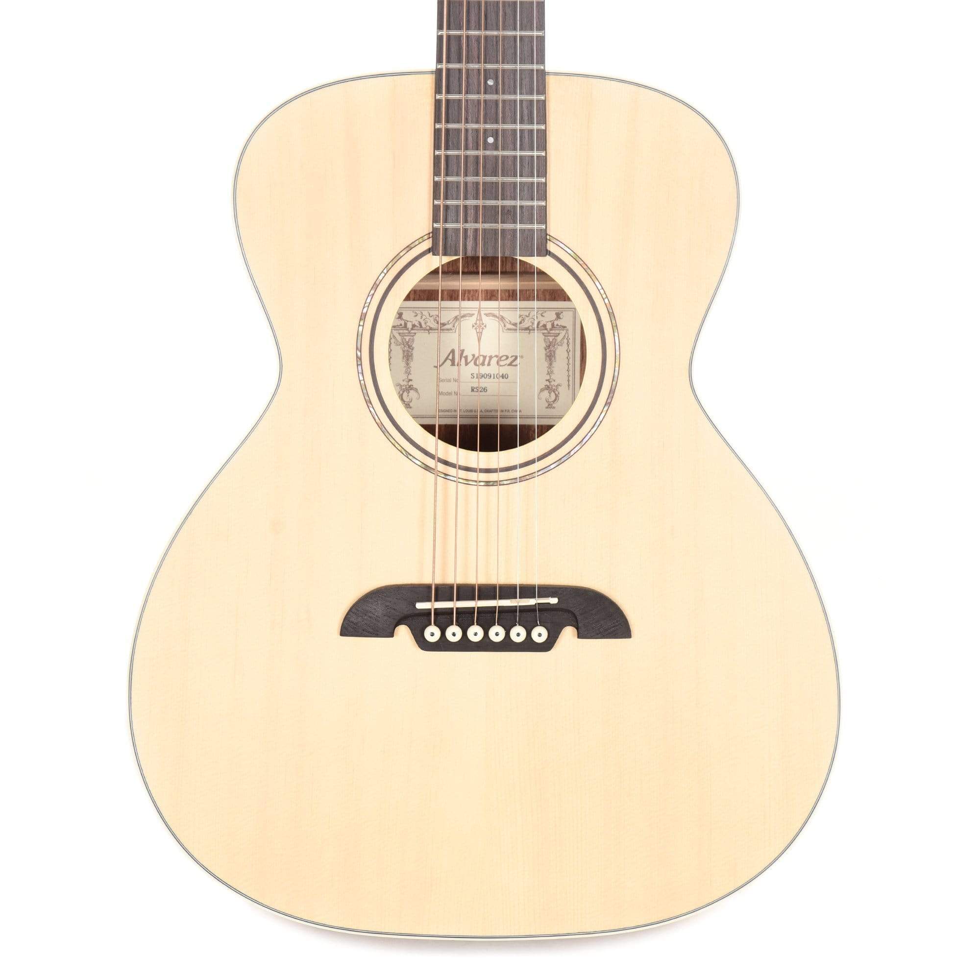 Alvarez Regent RS26 Short Scale Acoustic Guitar Natural Satin Chicago