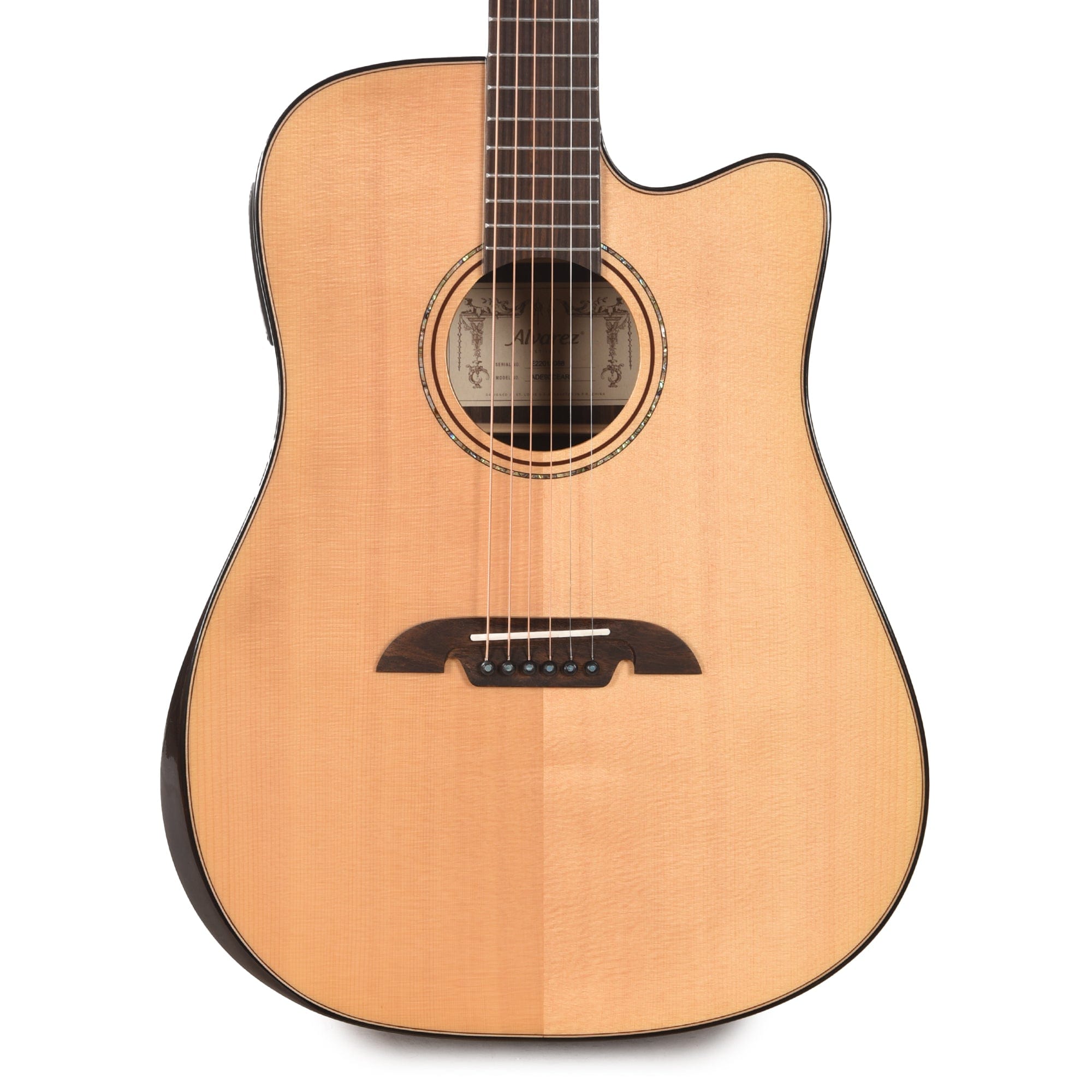 Alvarez ADE90CEAR Artist Elite Acoustic Guitar Natural Gloss Acoustic Guitars / Dreadnought