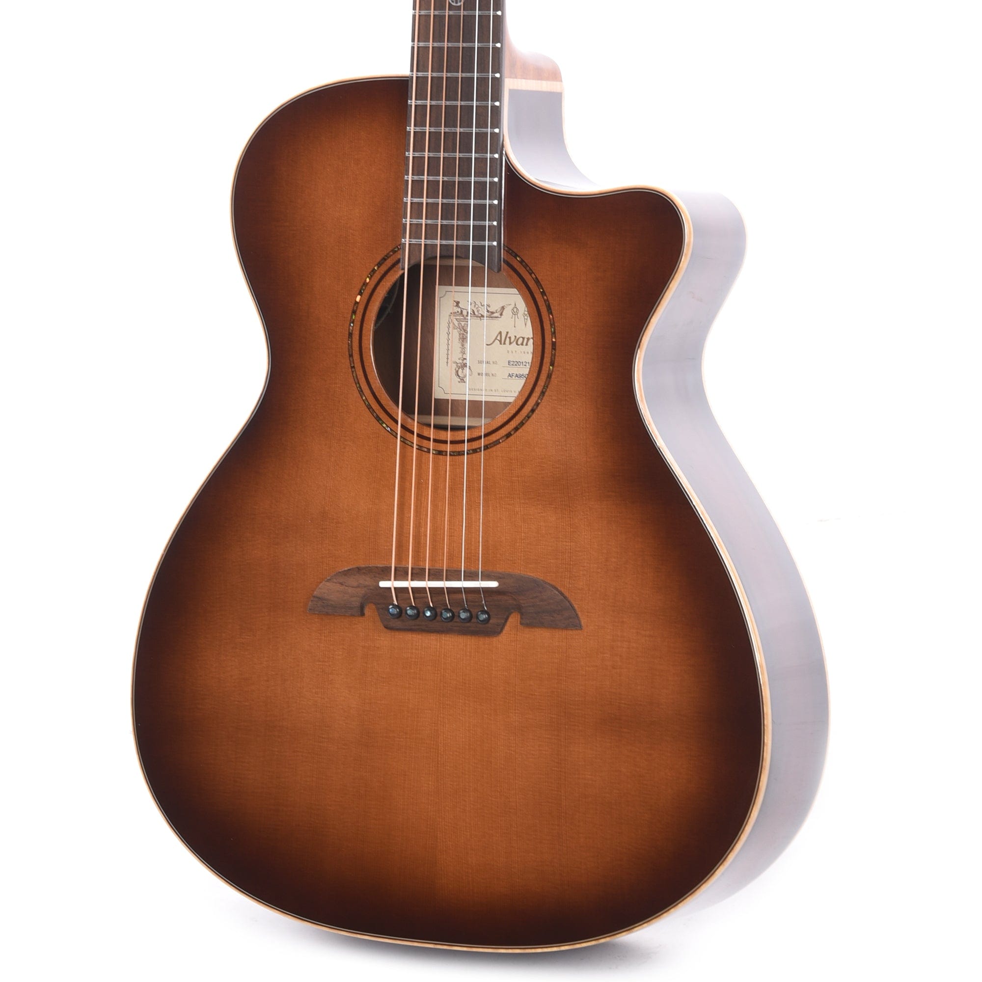 Alvarez AFA95CESHB Artist Elite Acoustic Guitar Shadowburst Gloss Acoustic Guitars / OM and Auditorium