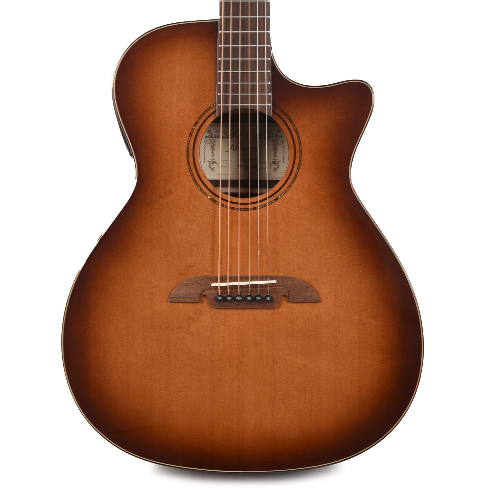 Alvarez AGE95CESHB Artist Elite Acoustic Guitar Shadowburst Gloss Acoustic Guitars / OM and Auditorium