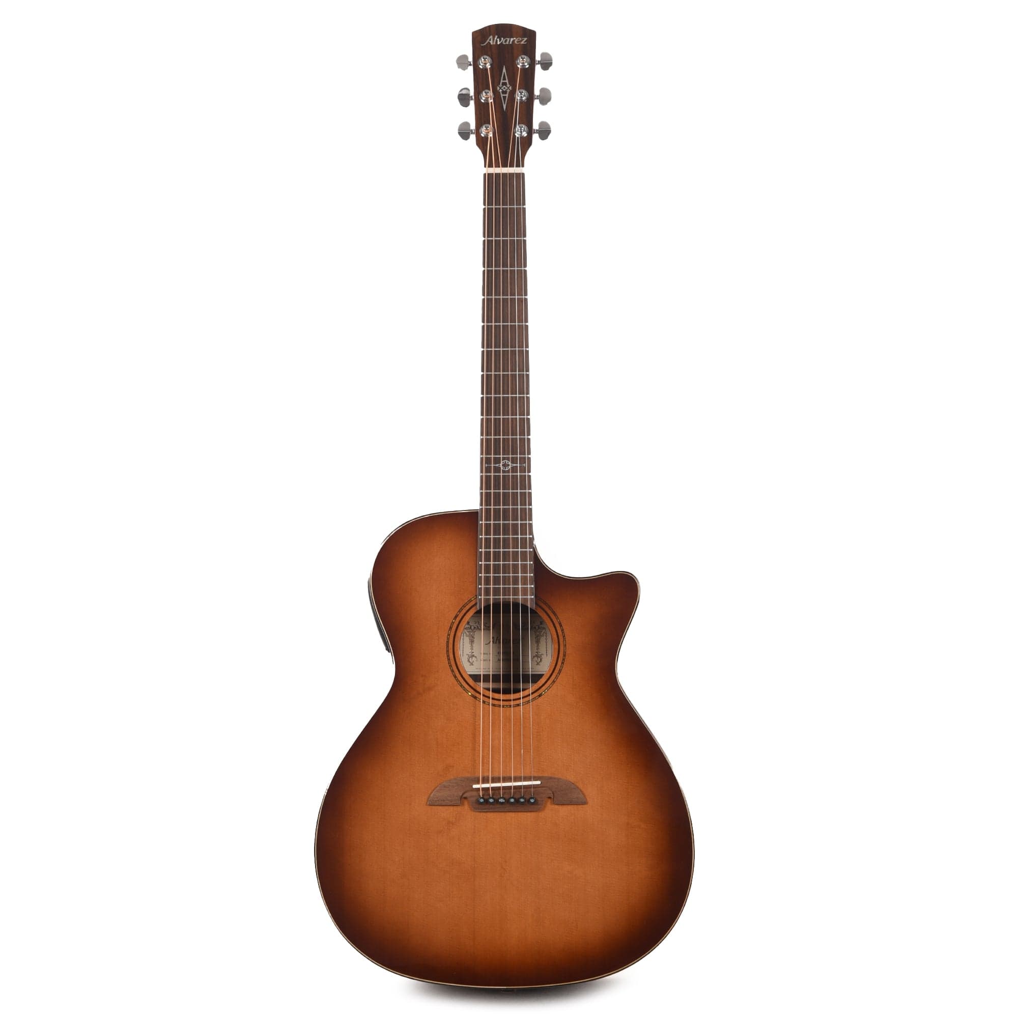 Alvarez AGE95CESHB Artist Elite Acoustic Guitar Shadowburst Gloss Acoustic Guitars / OM and Auditorium
